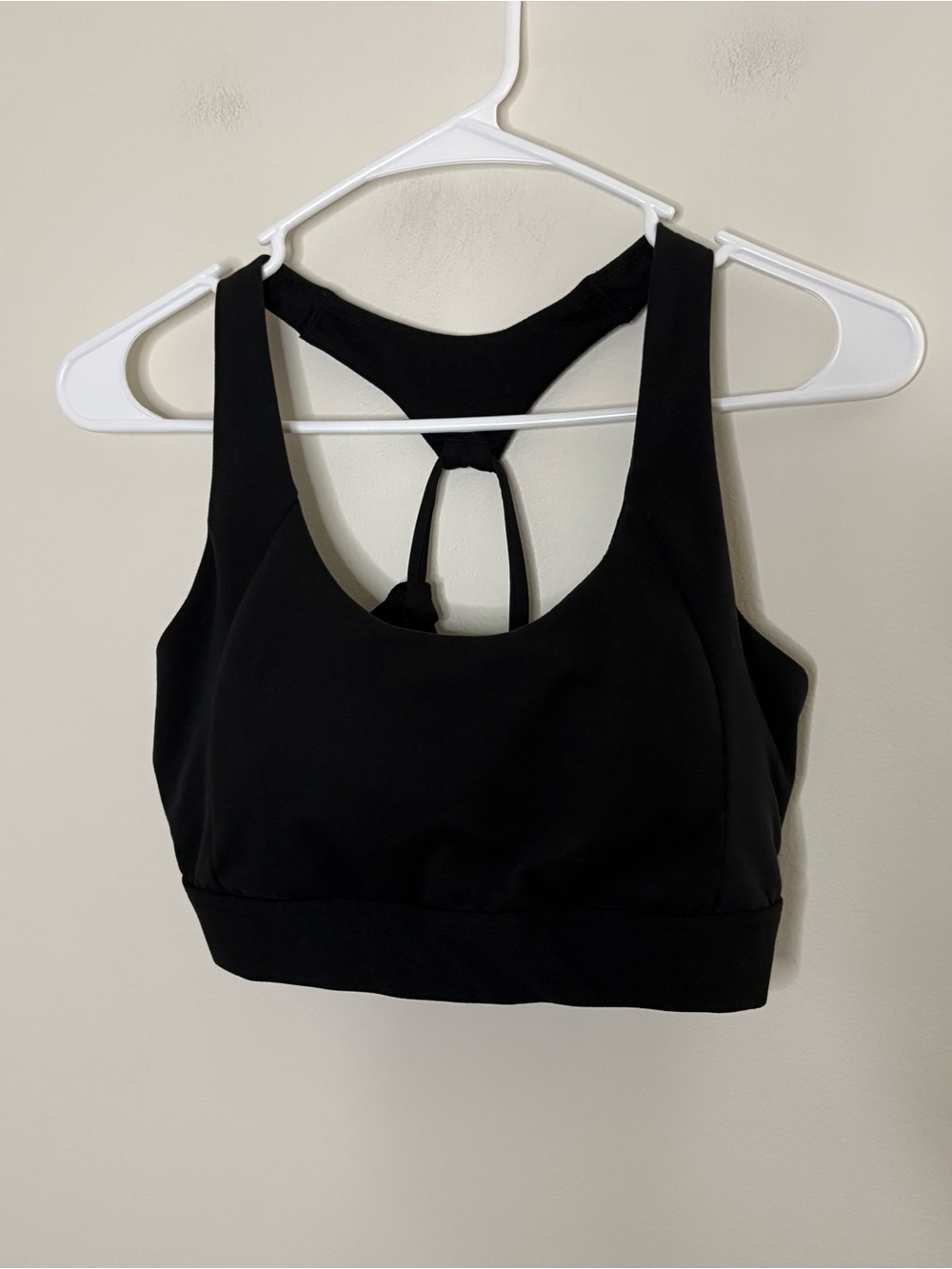 All In Motion Women’s Large Black Sports Bra Padded Yoga Unique Back